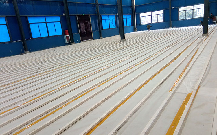 拼接板運動體育地板翻新施工