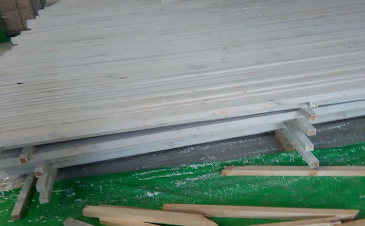 鄭州柞木運動木地板圖片