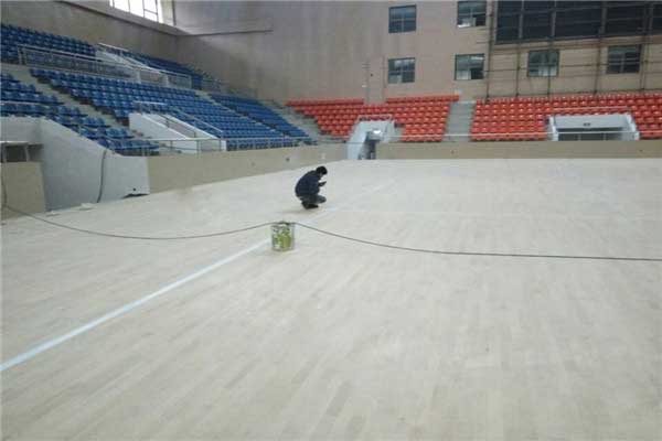貴州務川**體育館木地板案例