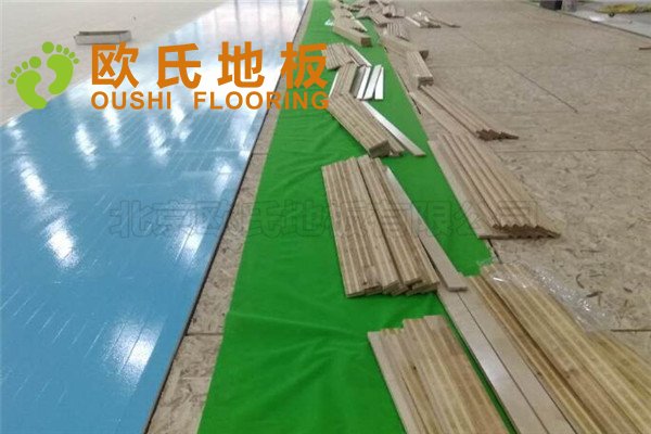 杭州富陽區(qū)23籃球館木地板項(xiàng)目