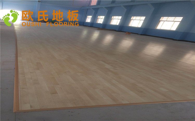 福建龍巖上杭縣瑞祥衹業公司羽毛球館木地板圖片