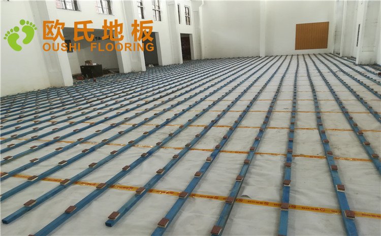 江西南昌赤練排球館木地板項目