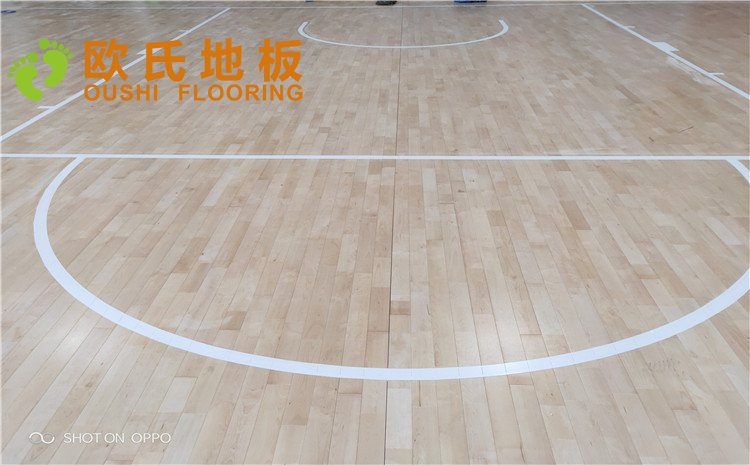 西寧市世紀職業技術學校籃球訓練館木地板圖片