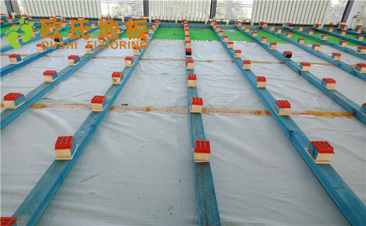 烏蘭浩特市興安盟公安局籃球館木地板